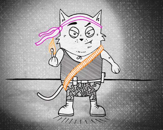 Animated website introduction