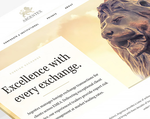 Argentex Website Design
