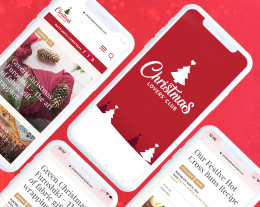 Christmas Lovers’ Club membership website and brand