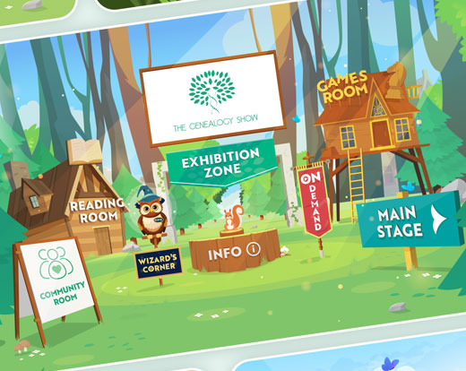 Virtual Event Website design