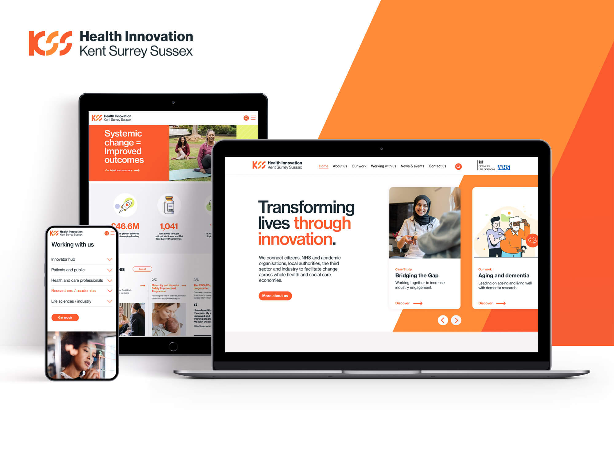 Health Innovation Kent, Surrey & Sussex new website